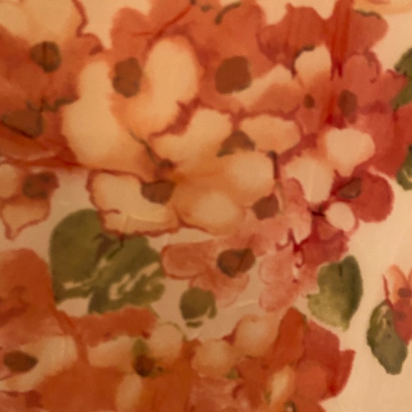 En Focus Studio Women’s sz 16 Floral Sleeveless Long Dress & attached under slip - Picture 7 of 11